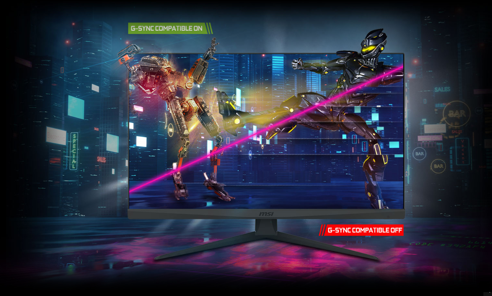 NeweggBusiness MSI Optix G273 27" FHD 1920 x 1080 165 Hz HDMI